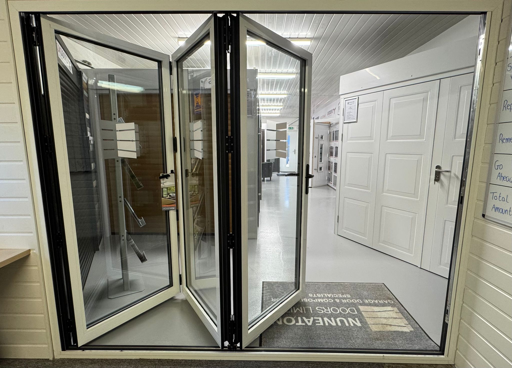 Bi Fold Doors open leading to the garden